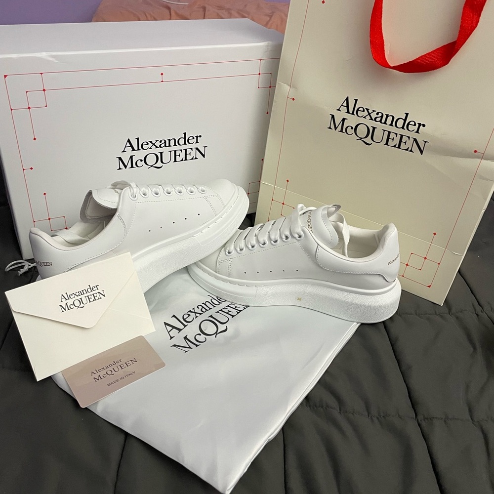Alexander McQueen white sneakers